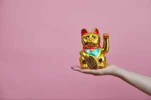 卡通招财猫公仔图片_1