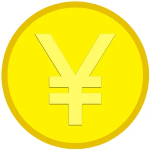 黄色人民币卡通图标图片第1张