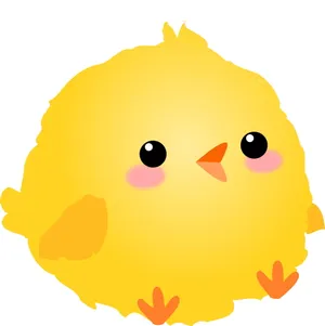 黄色卡通小鸡图片第1张