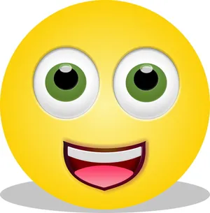 黄色圆形表情图片_1