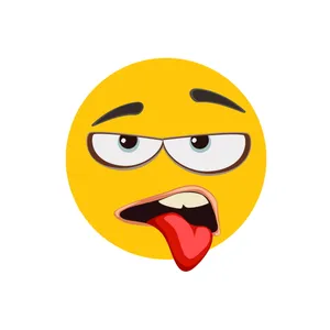 黄色呕吐表情图片第1张