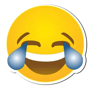 黄色笑哭QQ表情图片_1