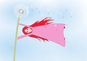蒲公英卡通画图片