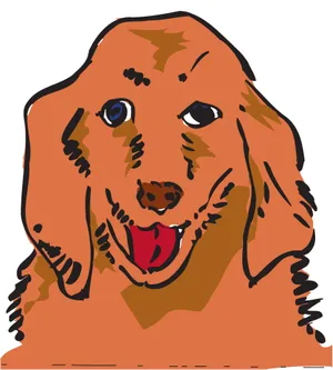 卡通金毛犬图片_1