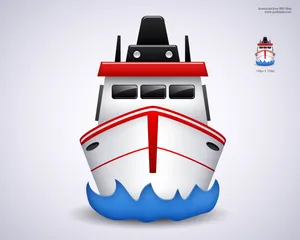 卡通游轮图片