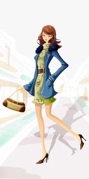 卡通青春美少女图片_1