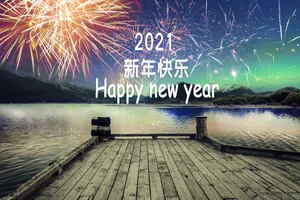 2021年新年快乐烟花图片_1