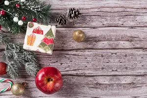 圣诞节平安夜的苹果图片第张