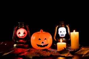 可爱的万圣节南瓜灯图片第张