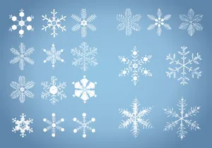 圣诞雪花图案背景图片