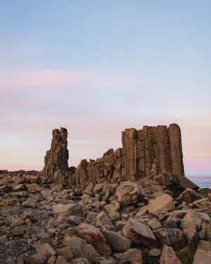 岩石风化景观图片