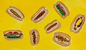 垃圾食品背景图片_1