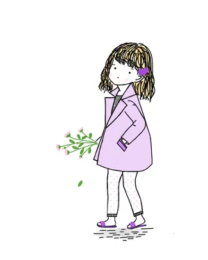 卡通简笔画人物图片