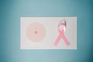 粉色丝带乳腺公益图片