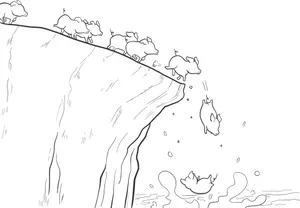 创意简笔画猪图片