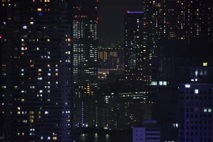 日本东京辉煌绚丽的夜景图片