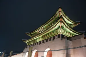 韩国景福宫恢弘建筑风景图片_1