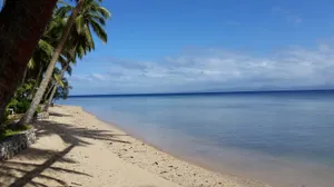 太平洋上的斐济海岸风景图片