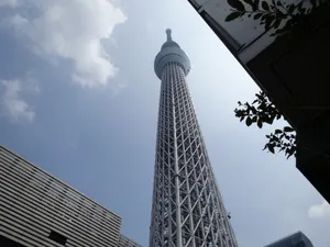 日本标志性建筑东京塔建筑风景图片_1