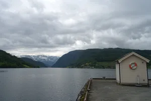 挪威哈丹格尔峡湾自然风景图片