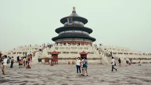 北京天坛建筑风景图片_1