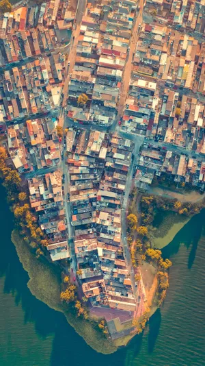 航拍小岛高清图片第张