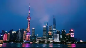 上海外滩夜景高清图片第张