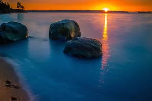 美国温哥华第三海滩风景高清图片第张