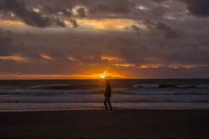 唯美夕阳黄昏落日风景图片第张