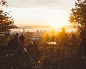 橙红色的夕阳图片第张