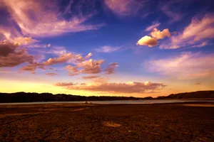 唯美黄昏夕阳风景图片第张