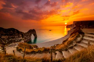 美丽的夕阳海景图片第张