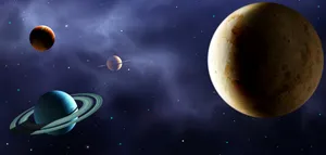 美丽的星球和浩瀚的宇宙图片第张