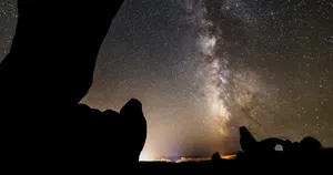 美国犹他州夜空的繁星点点图片第张