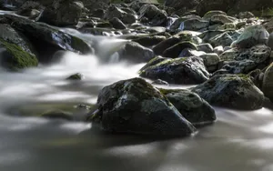 淙淙流水风景图片第张