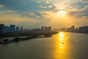 唯美的日落图片第张