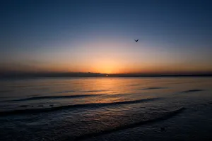 青海湖日出风光图片第张