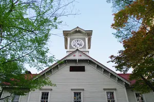 日本札幌钟楼建筑风景图片第张