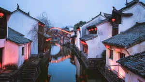 浙江横店影视城建筑风景图片第张