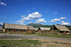 新疆禾木村自然风景图片第张