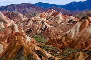 张掖丹霞地质公园自然风景图片第张