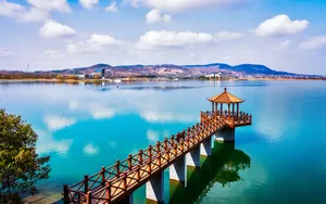 南京六合金牛湖自然风景图片第张