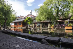 云南丽江束河古镇风景图片第张