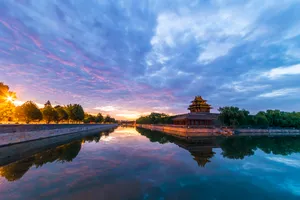 清晨的故宫角楼图片第张