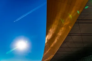 北京首都机场夜景图片第张