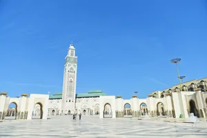 摩洛哥卡萨布兰卡的哈桑二世清真寺建筑风景图片第张