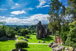 云南昆明石林自然风景图片第张