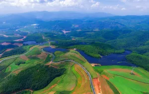 云南东川红土地自然风景图片第张