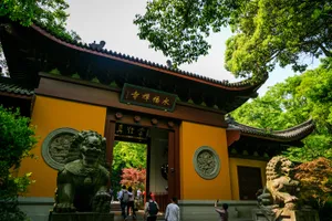 浙江杭州灵隐寺寺庙建筑风景图片第张
