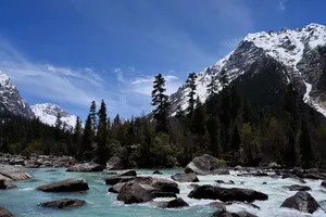 美丽的西藏然乌湖风景图片第张